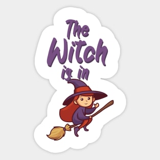 The witch is in Sticker